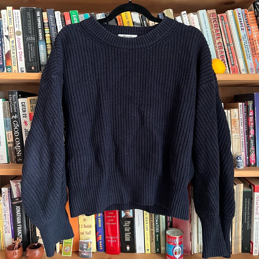 Madewell navy sweater